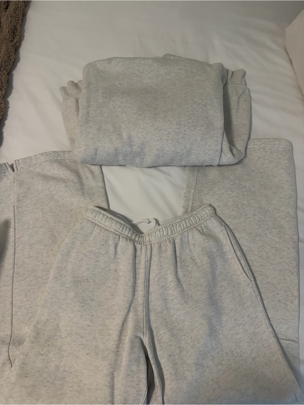 Wild Fable Light Heather Gray Hoodie and Sweat Set